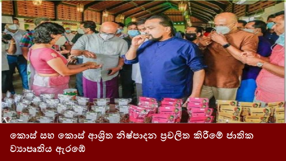 කොස් සහ කොස් ආශ්‍රිත නිෂ්පාදන ප්‍රචලිත කිරීමේ ජාතික ව්‍යාපෘතිය ඇරඹේ