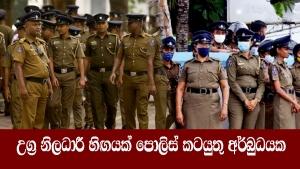 උග්‍ර නිලධාරී හිඟයක් පොලිස් කටයුතු අර්බුධයක