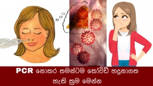 PCR නොකර  තමන්ටම කෝවිඩ් හදුනාගත හැකි ක්‍රම මෙන්න