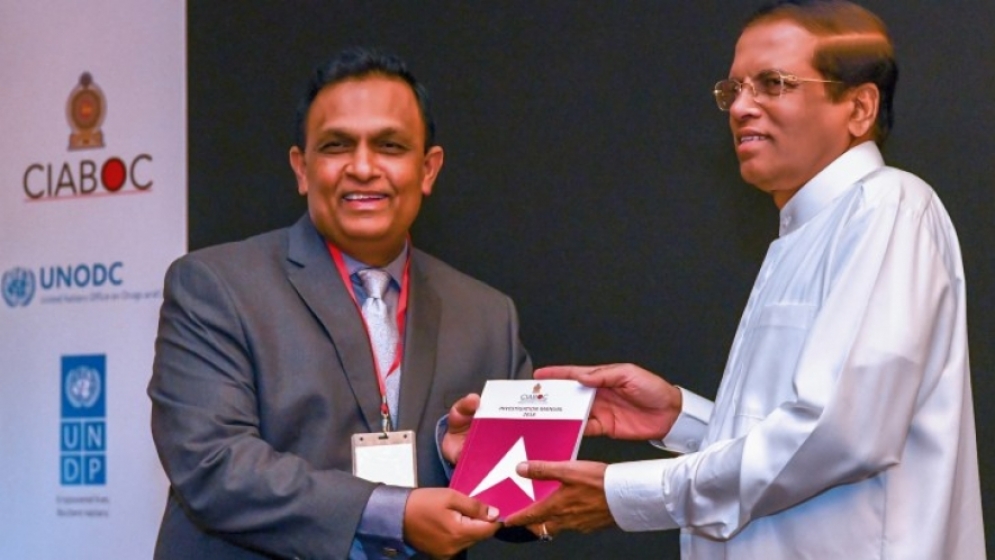 ලෝකයේ දූෂණයට එරෙහිව ක‍්‍රියාකරන රටවල් අතර ශ‍්‍රී ලංකාව පළමු තැනට පත්කිරීම තම අරමුණයි - ජනපති